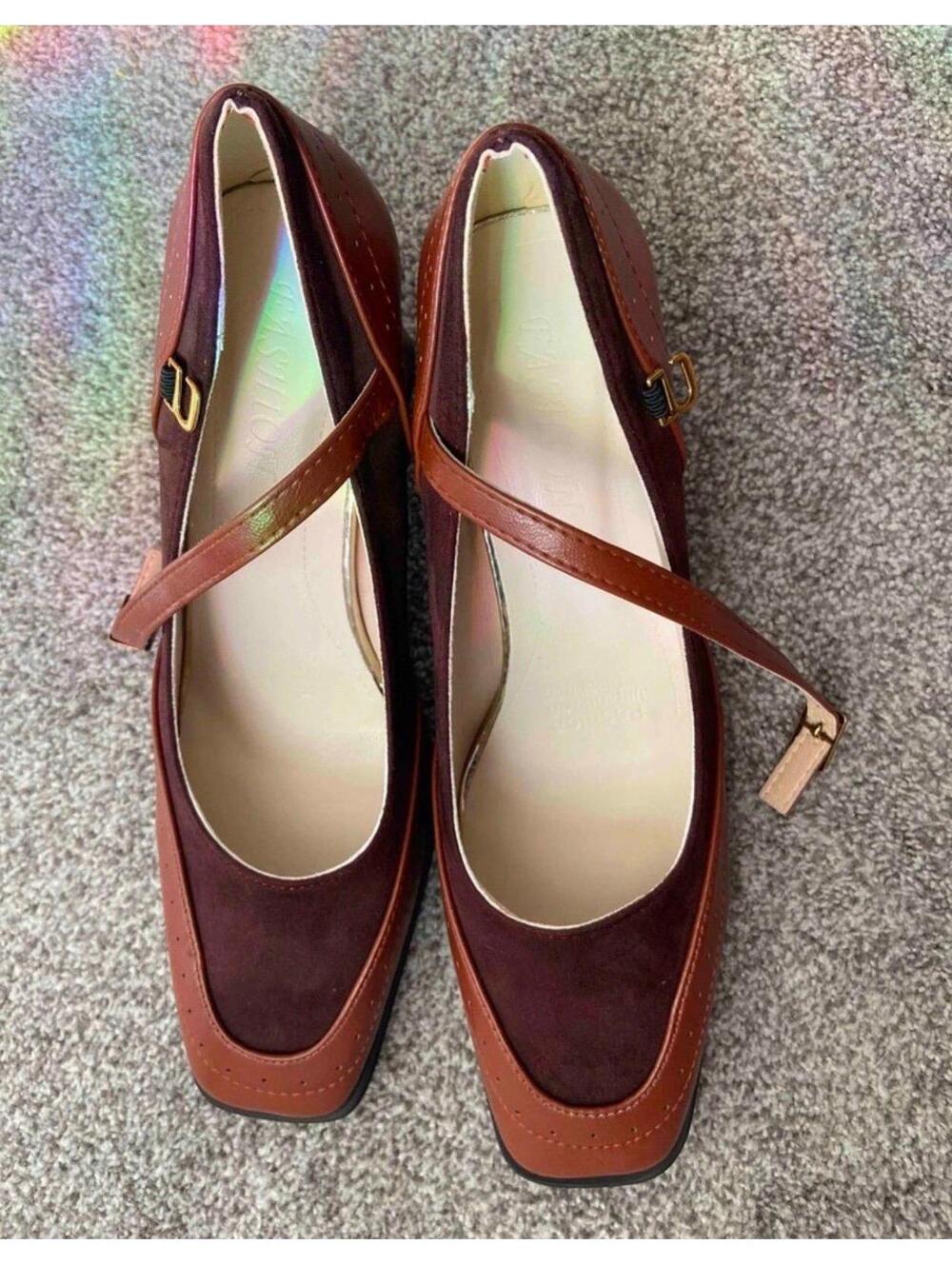 Brown Mary Janes - Picture 3 of 3